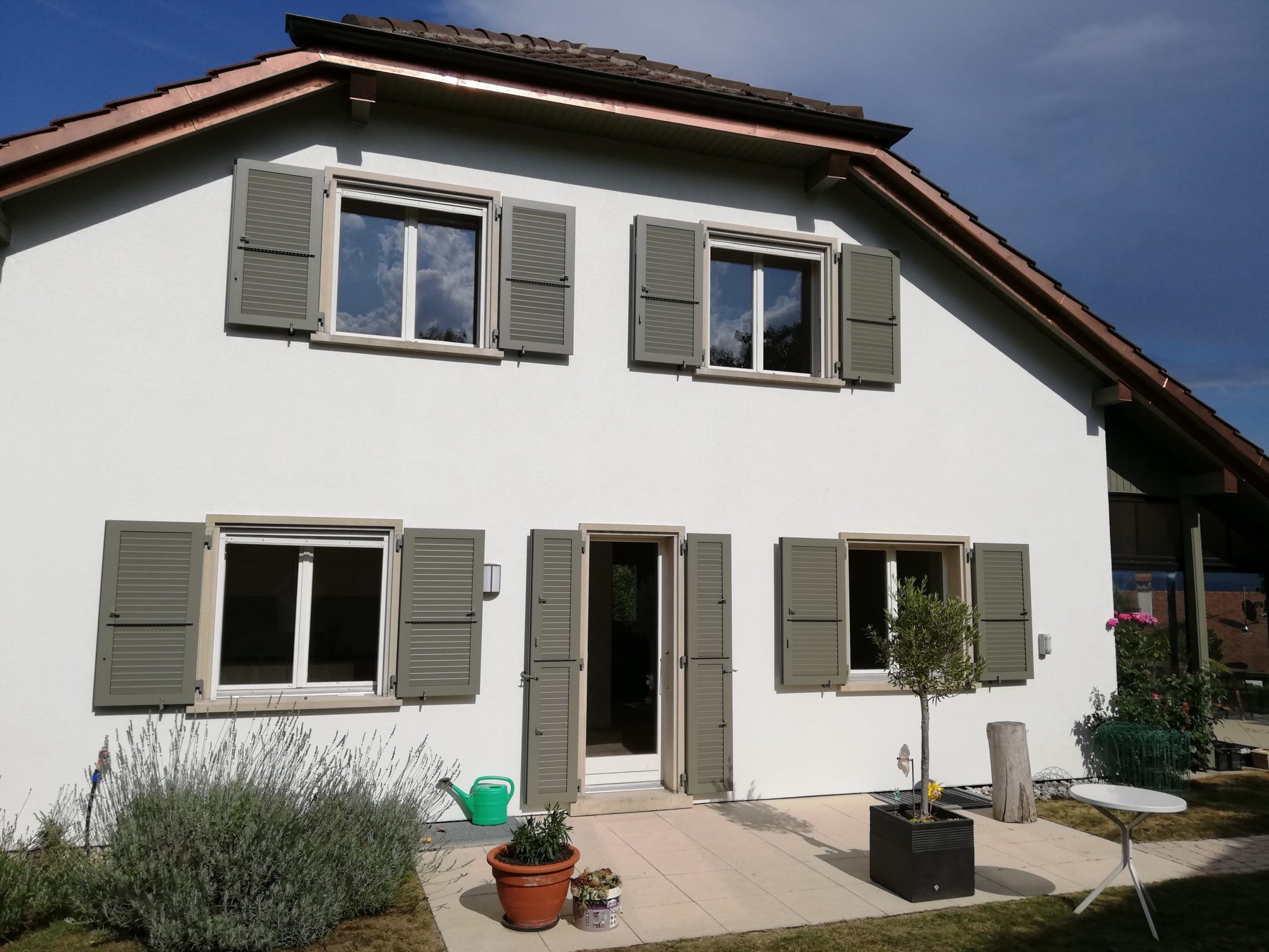 volet aluminium Genolier