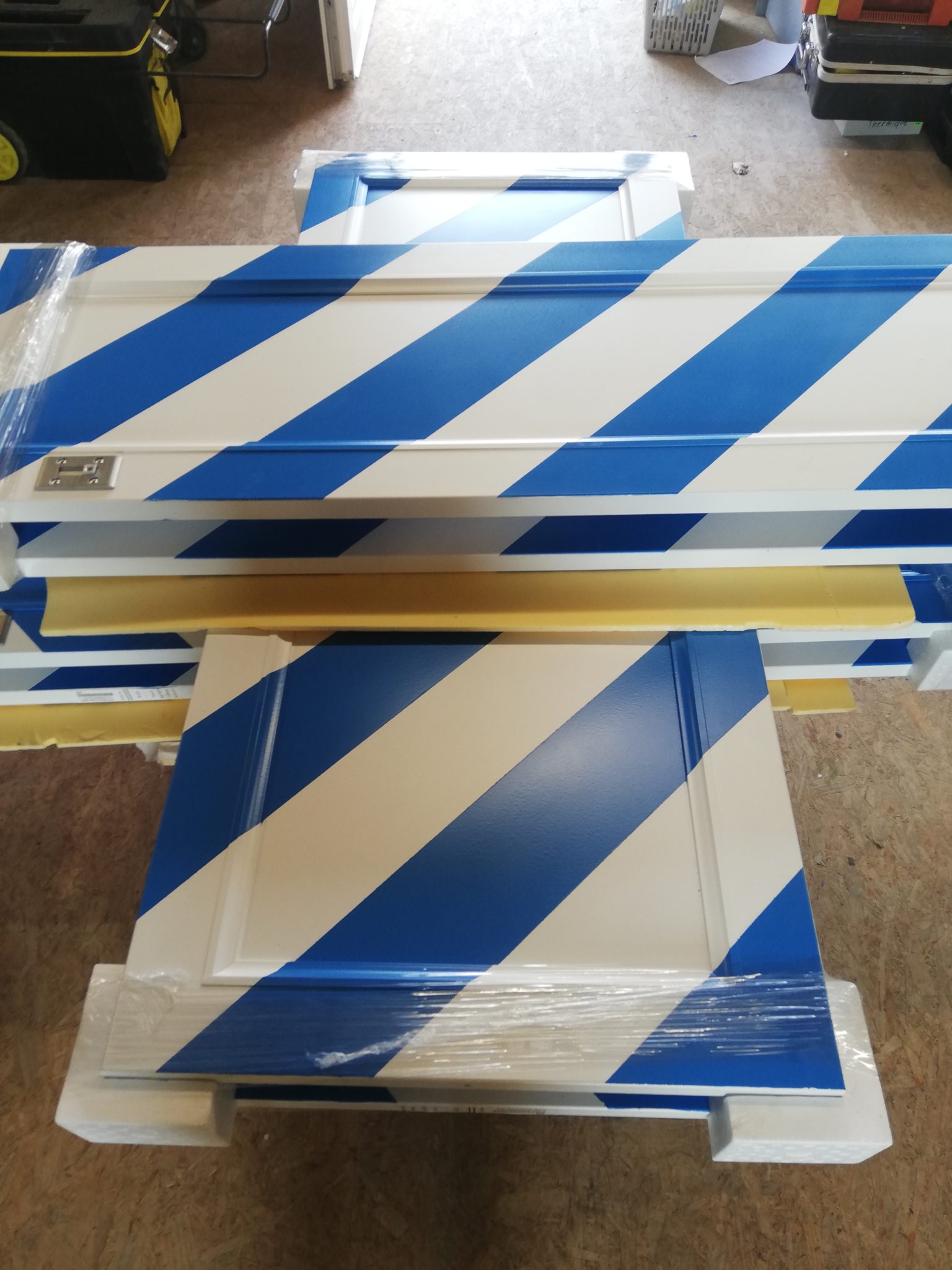 volets aluminium décoré